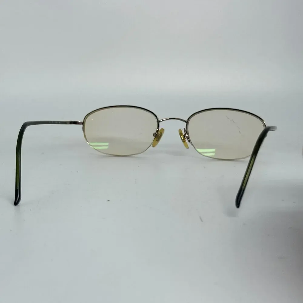 Sferoflex Eyeglasses Frames Green 2104 256‎ 51-20-135 Half Rim H17749
